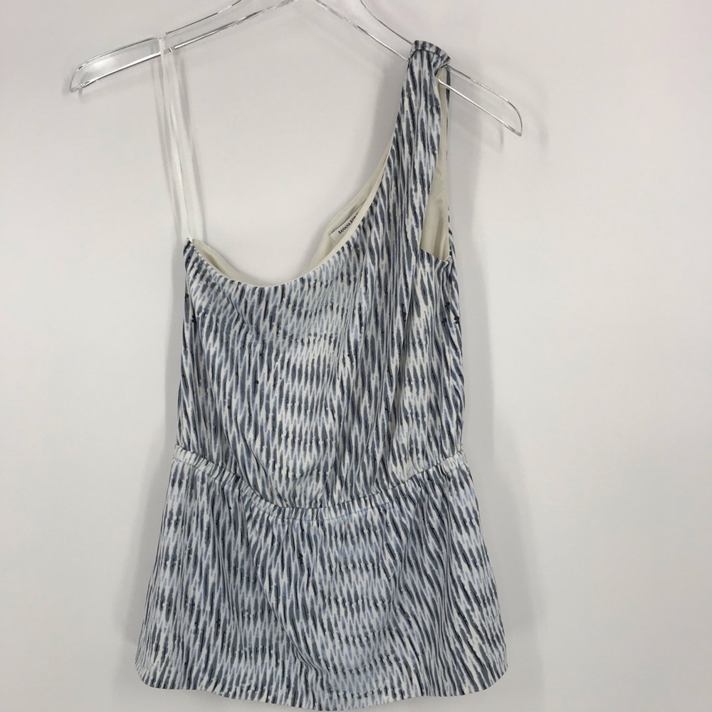 Banana Republic one shoulder top w/ elastic waist